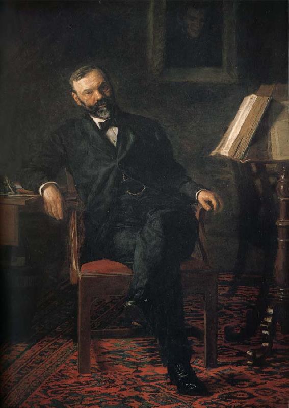 Thomas Eakins Dr. Brinton oil painting picture
